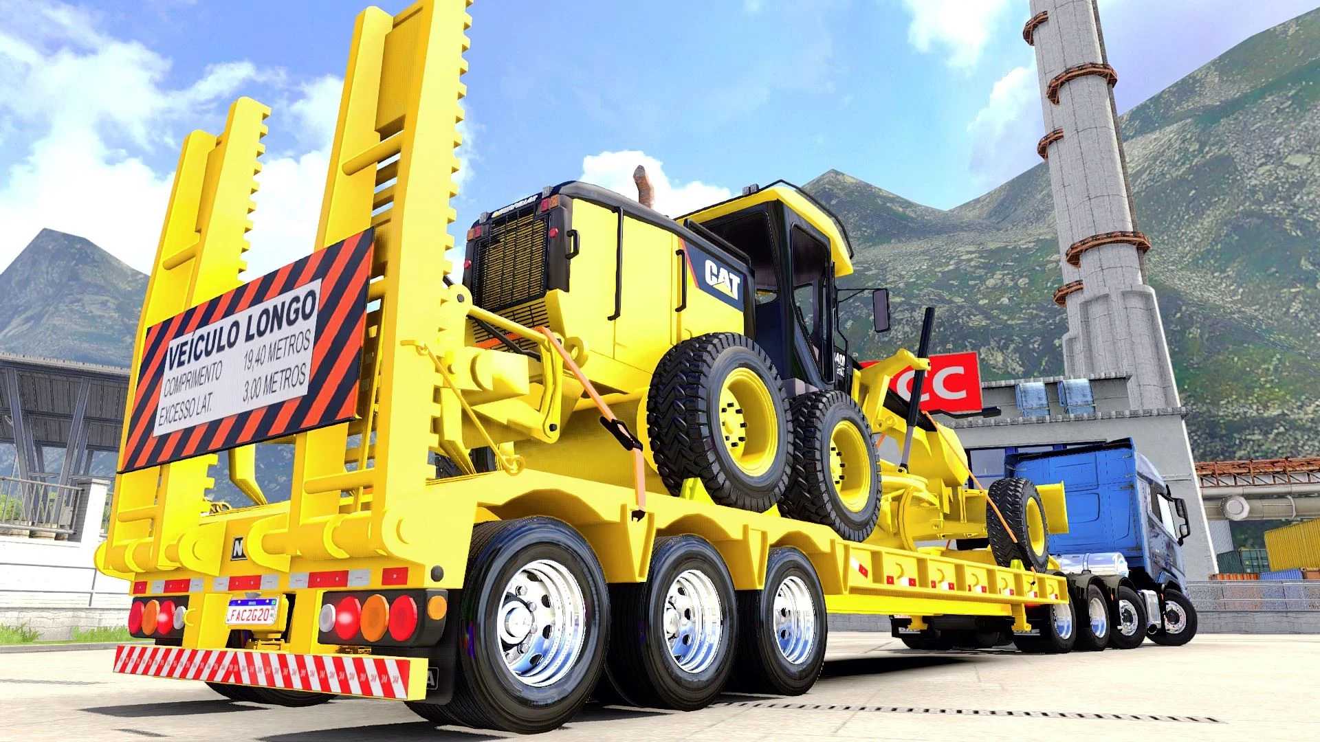 ets2 truck lkw simulator mods free download Noma Lowboard-Anhänger 1.7