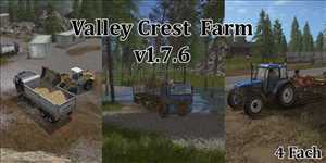 landwirtschafts farming simulator ls fs 17 ls17 fs17 2017 ls2017 fs2017 mods free download farm sim Valley Crest Farm 4fach 1.7.9