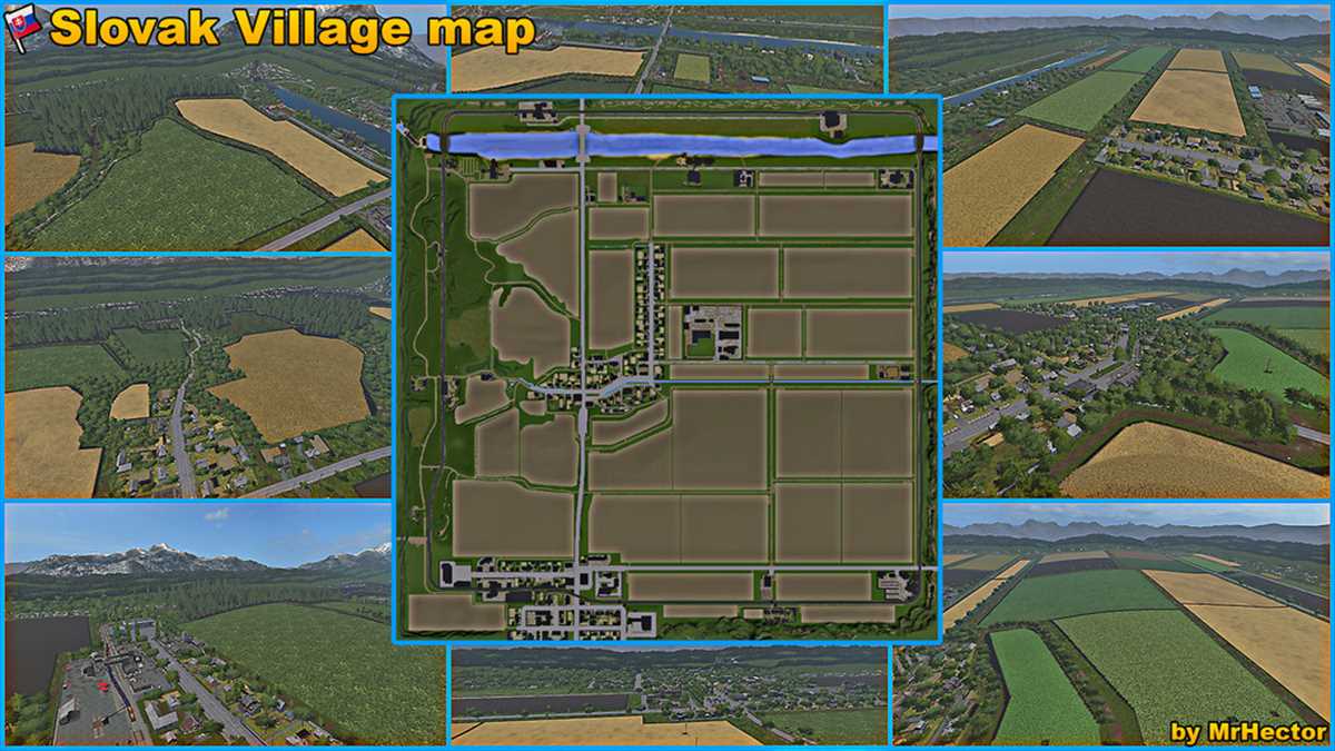 LS17,Maps & Gebäude,Maps,,Slowakisches Dorf