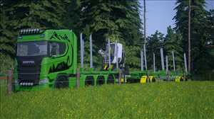 landwirtschafts farming simulator ls fs 19 ls19 fs19 2019 ls2019 fs2019 mods free download farm sim Fliegl Holz Rungen Anhänger 3.0.0.0