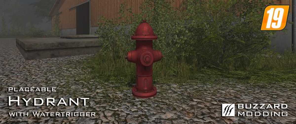 LS19,Maps & Gebäude,Objekte mit Funktion,,Hydrant with Watertrigger