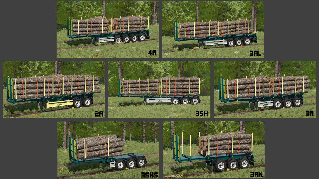 landwirtschafts farming simulator ls fs 22 2022 ls22 fs22 ls2022 fs2022 mods free download farm sim Fliegl Timber Runner Pack 1.0.0.2