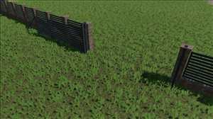 landwirtschafts farming simulator ls fs 22 2022 ls22 fs22 ls2022 fs2022 mods free download farm sim Rustikaler Ziegel Und Metallzaun 1.0.0.1