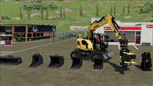 landwirtschafts farming simulator ls fs 22 2022 ls22 fs22 ls2022 fs2022 mods free download farm sim Liebherr 918C + Werkzeug 1.0