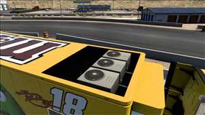 ats truck simulator lkw fahrsimulator mods free download NASCAR SCHLEPPER 2011 FEATHERLITE Anhänger 1.8