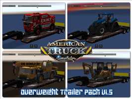 ats truck simulator lkw fahrsimulator mods free download Overweight Trailer Pack 2.5  