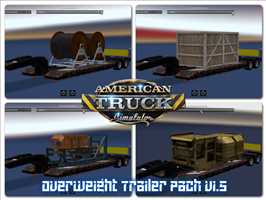 ats truck simulator lkw fahrsimulator mods free download Overweight Trailer Pack 2.5  