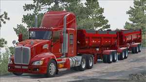 ats truck simulator lkw fahrsimulator mods free download Kenworth T660 von JG 1.46