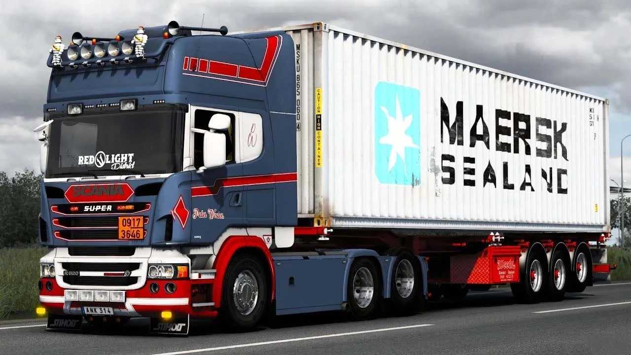 ETS2,Trailers,,,Weeda D-Tec Containeranhänger