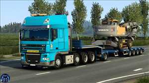 ets2 truck lkw simulator mods free download DAF XF 105 Reworked 3.4