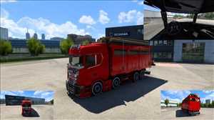 ets2 truck lkw simulator mods free download Scania S 8x2 mit Cargo-Mod 1.0