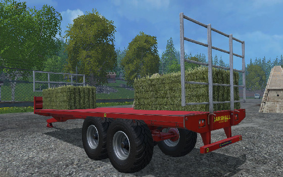 LS15,Anhänger,Ballentransport,,Marshall BC25 Bale Trailer