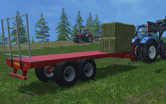 LS15,Anhänger,Ballentransport,,Marshall BC25 Bale Trailer