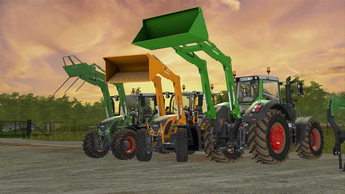 LS17,Anbaugeräte,Frontlader,,Fendt Cargo 5X90 Pack