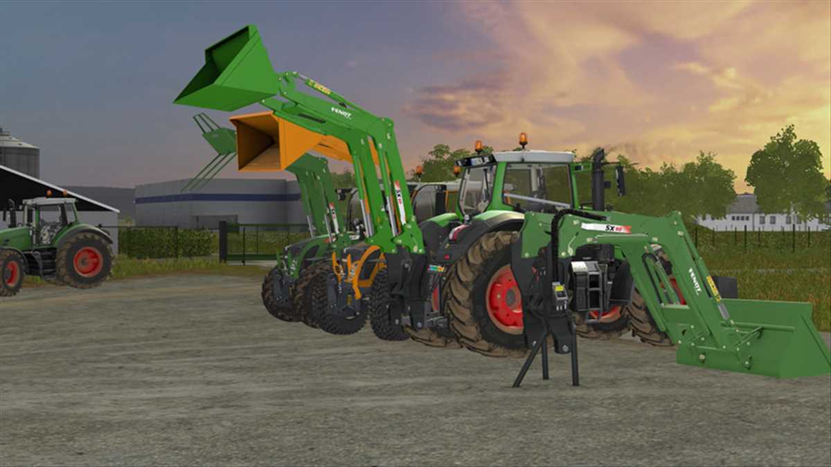 LS17,Anbaugeräte,Frontlader,,Fendt Cargo 5X90 Pack