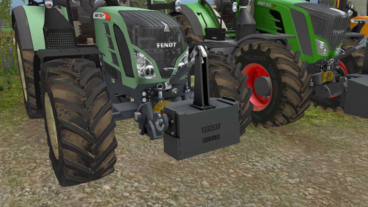 LS17,Anbaugeräte,Gewichte,,Fendt Weights Pack