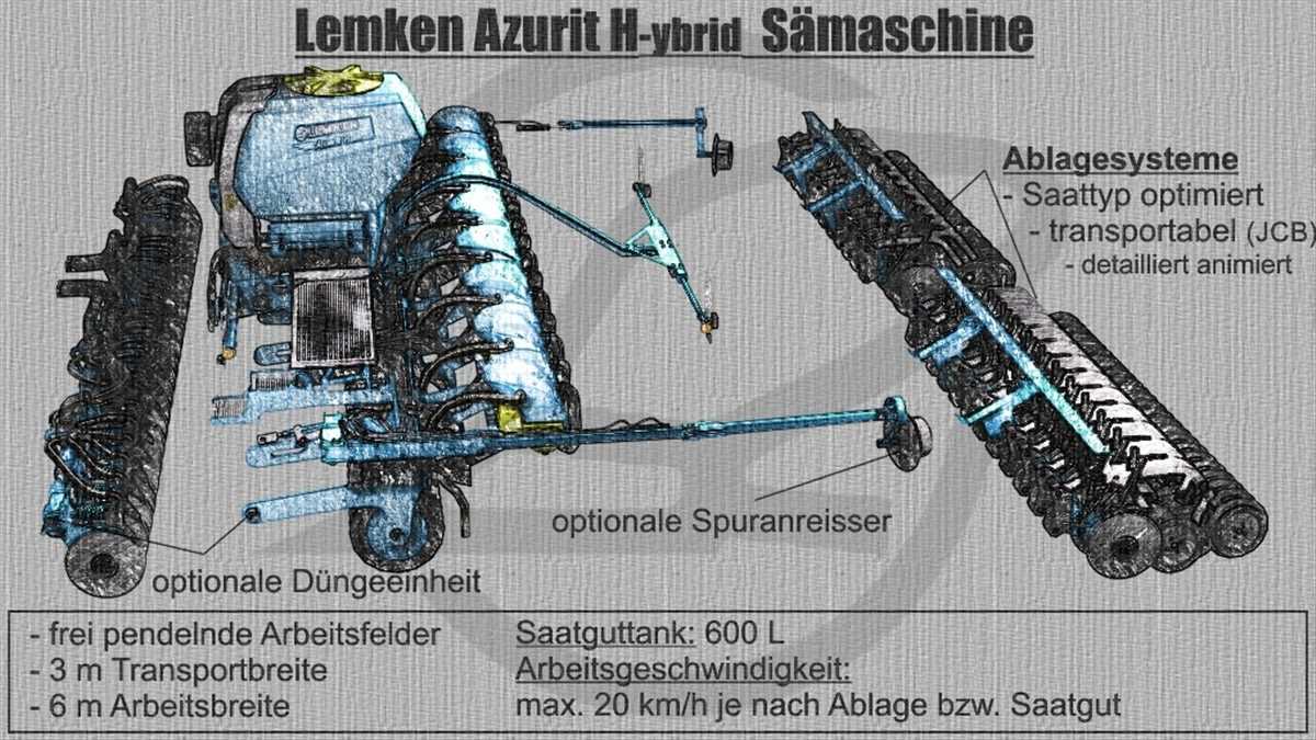 LS17,Anbaugeräte,Saattechnik,,ITS-Lemken-Azurit-Hybrid