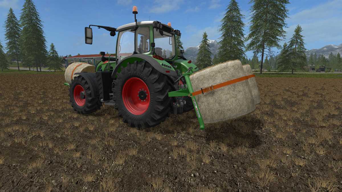 LS17,Anbaugeräte,Sonstige Anbaugeräte,,Rundballen Gabeln Pack