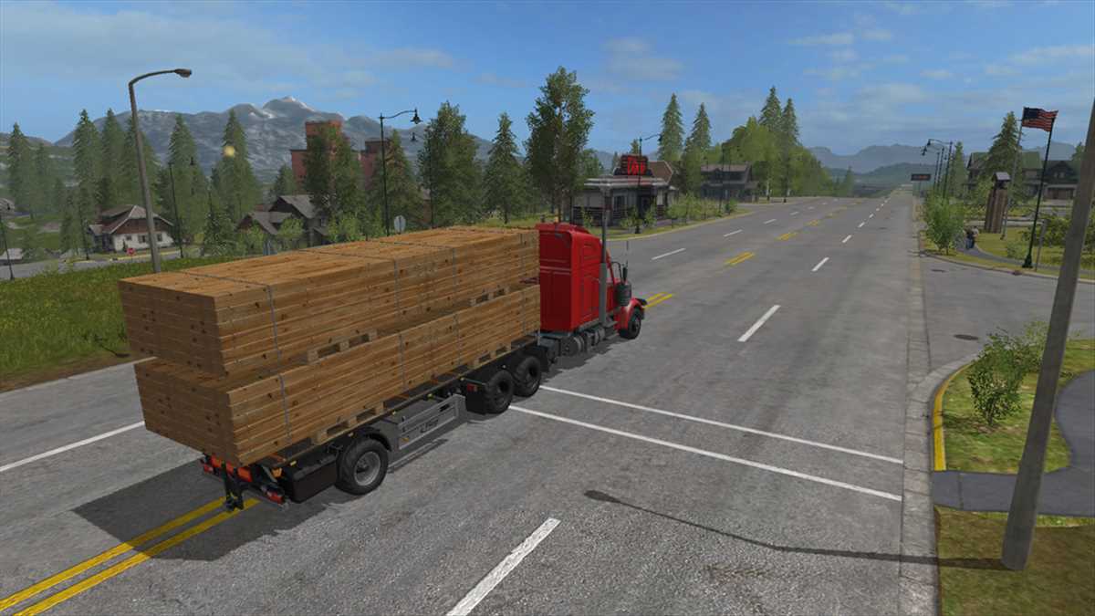 Фс 17 автопогрузкой. Fs17 Fliegl Trailer. Fs19 short Flatbed Trailers. Прицеп для поддонов ФС 17. Прицепы UAL для ФС 17.