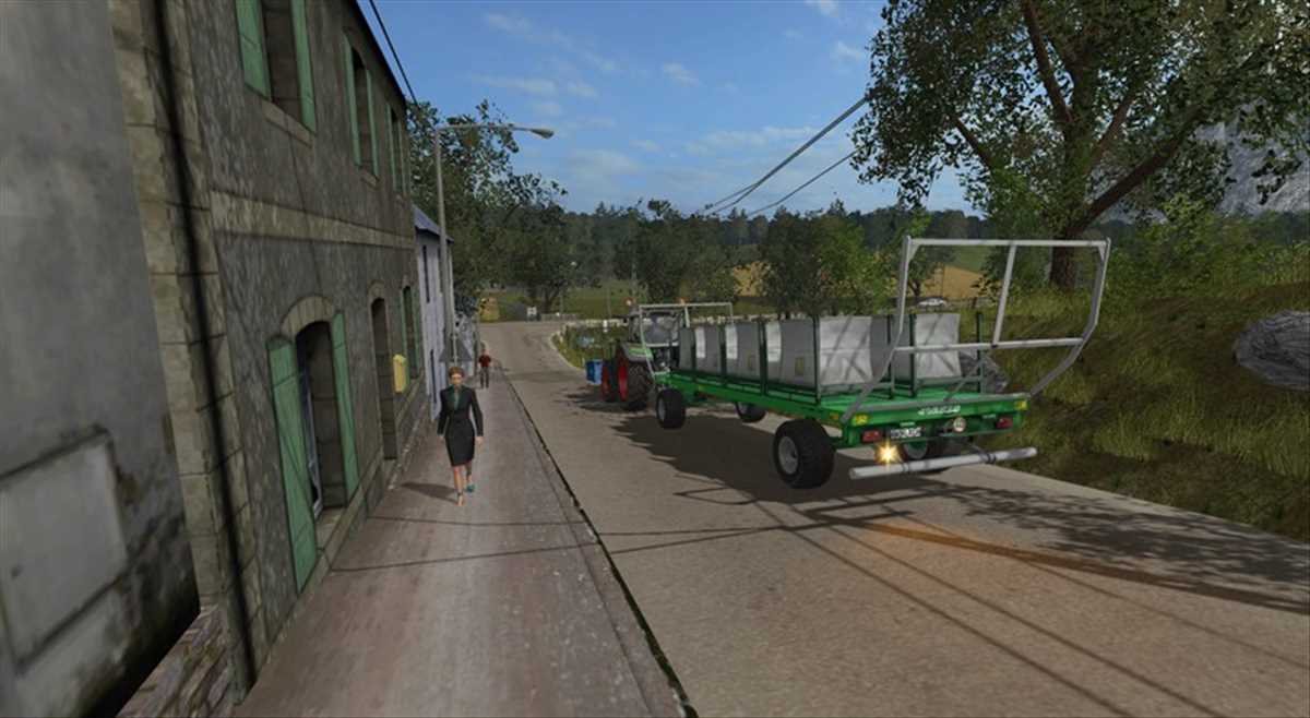 LS17,Anhänger,Ballentransport,,Pack Joskin Wago BaleTrailer AUTOLOAD