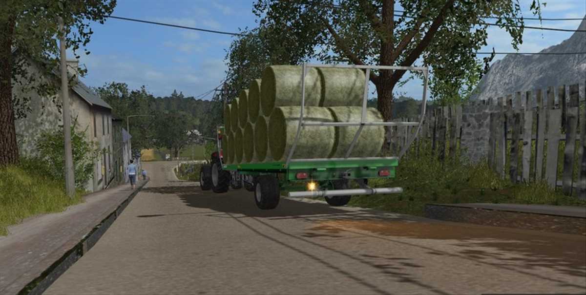 LS17,Anhänger,Ballentransport,,Pack Joskin Wago BaleTrailer AUTOLOAD