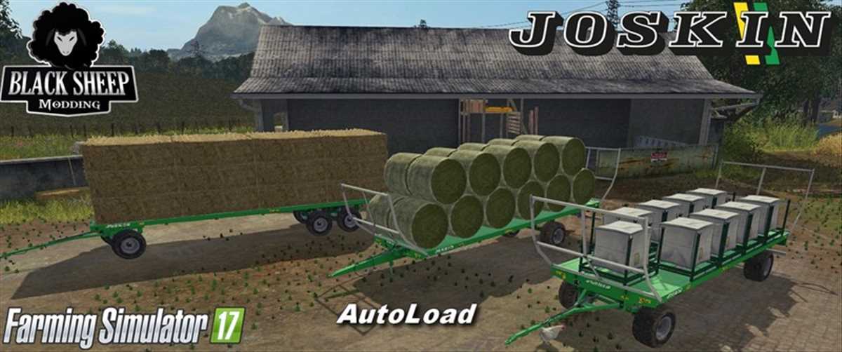 landwirtschafts farming simulator ls fs 17 ls17 fs17 2017 ls2017 fs2017 mods free download farm sim Pack Joskin Wago BaleTrailer AUTOLOAD 1.0.3
