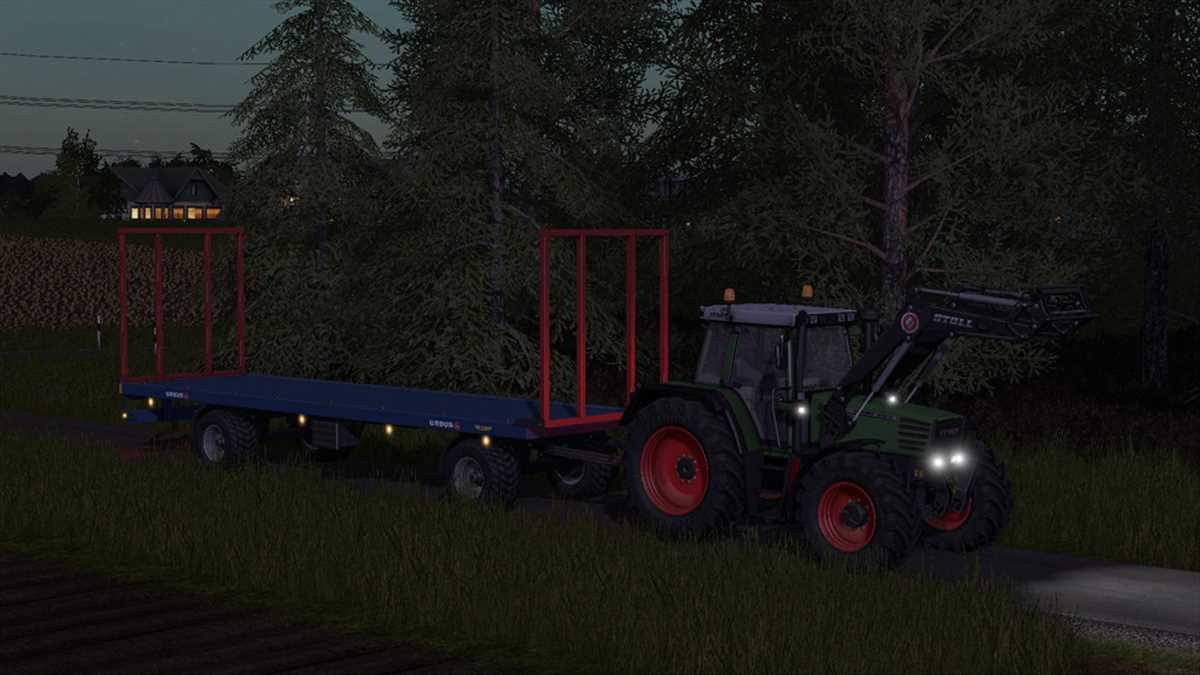 LS17,Anhänger,Ballentransport,,Ursus UBW 18