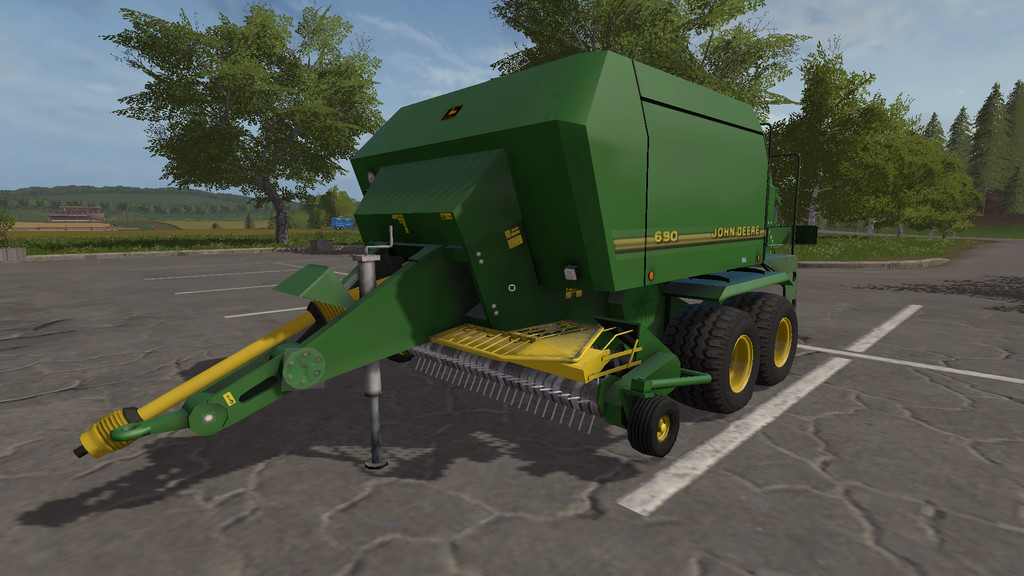 LS17,Anhänger,Pressen,,John Deere 690