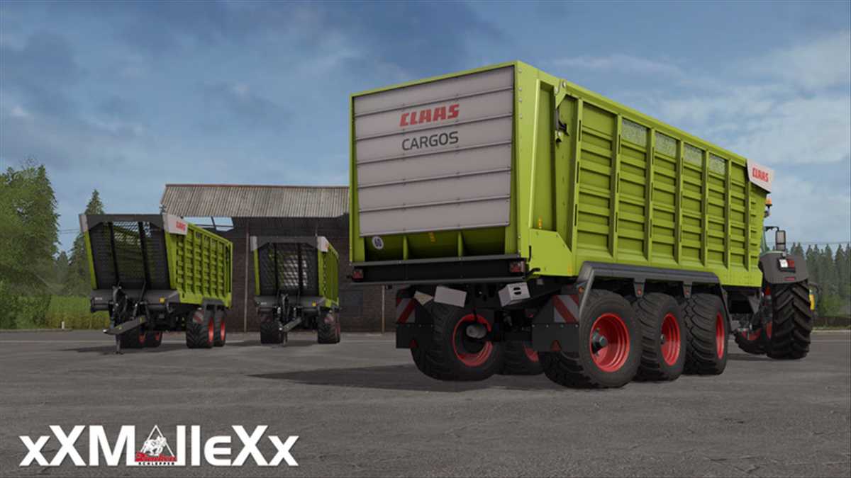 LS17,Anhänger,Silage,,Claas Cargos 700 Pack