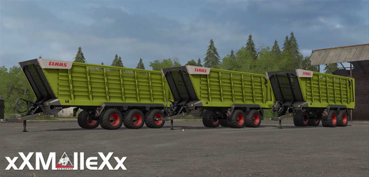 LS17,Anhänger,Silage,,Claas Cargos 700 Pack