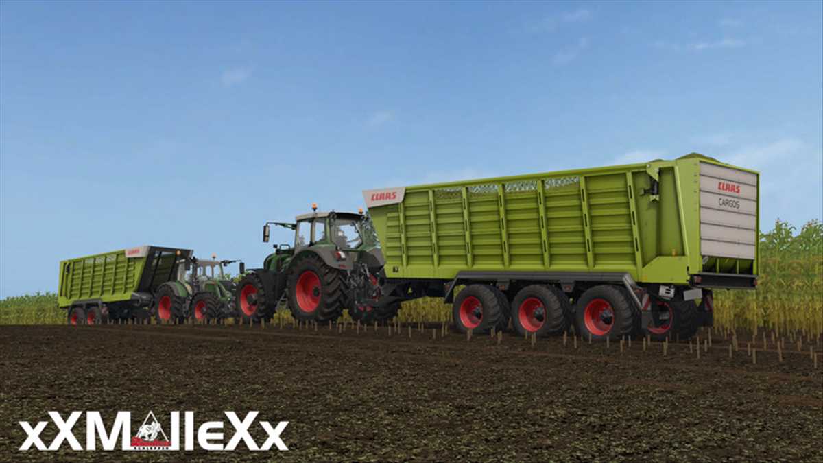 LS17,Anhänger,Silage,,Claas Cargos 700 Pack