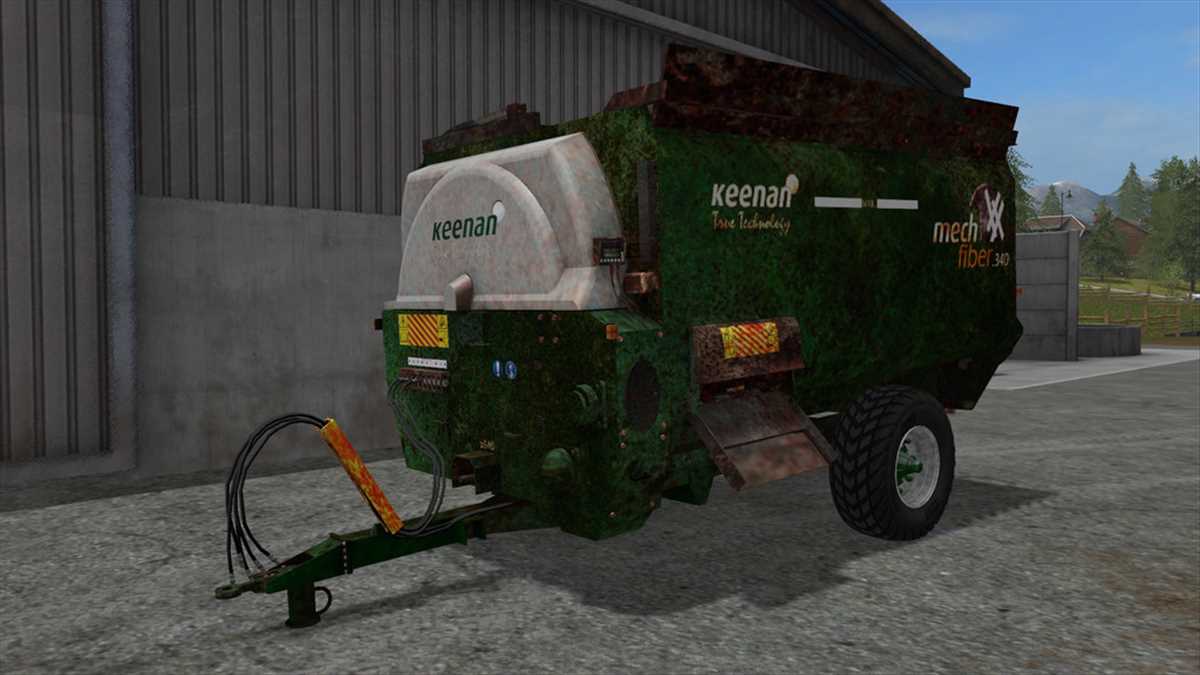 LS17,Anhänger,Sonstige Anhänger,,Keenan Mech Fiber 340 Futterwagen