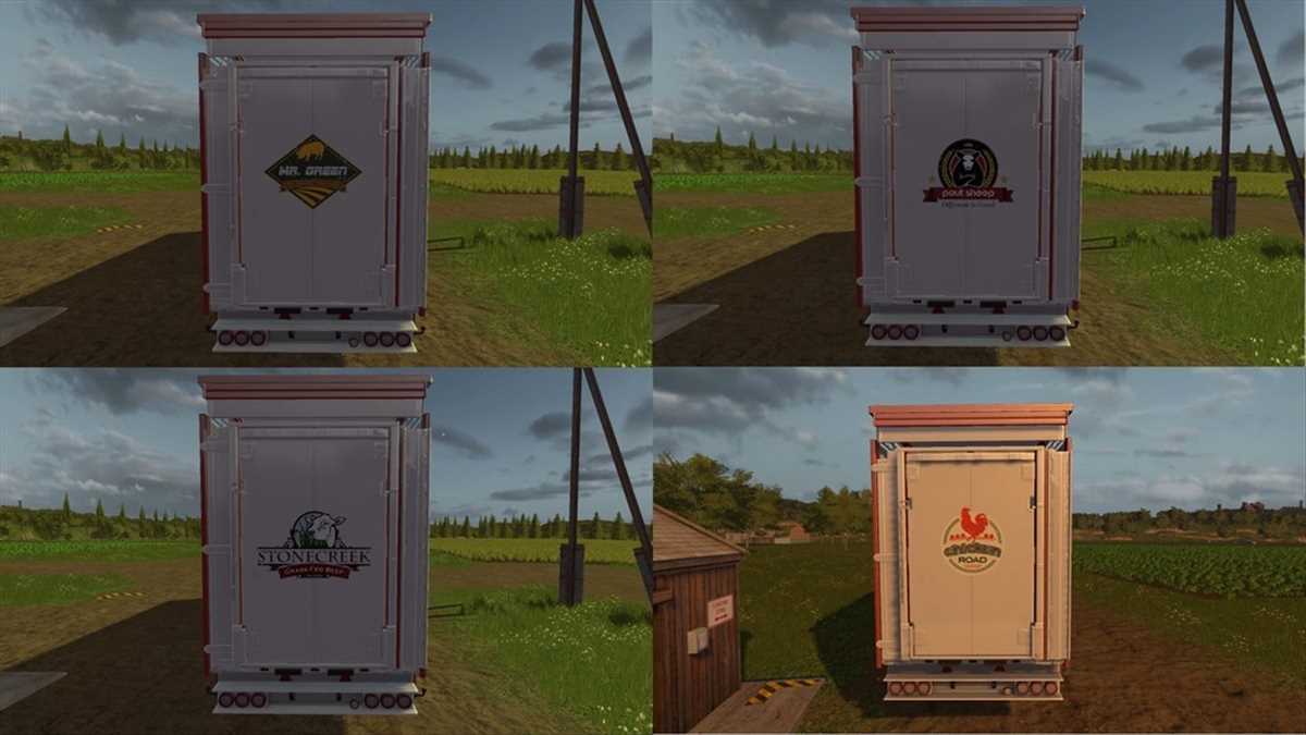 LS17,Anhänger,Tiertransport,,Tiertransporter Pack (Hühner-Edition)