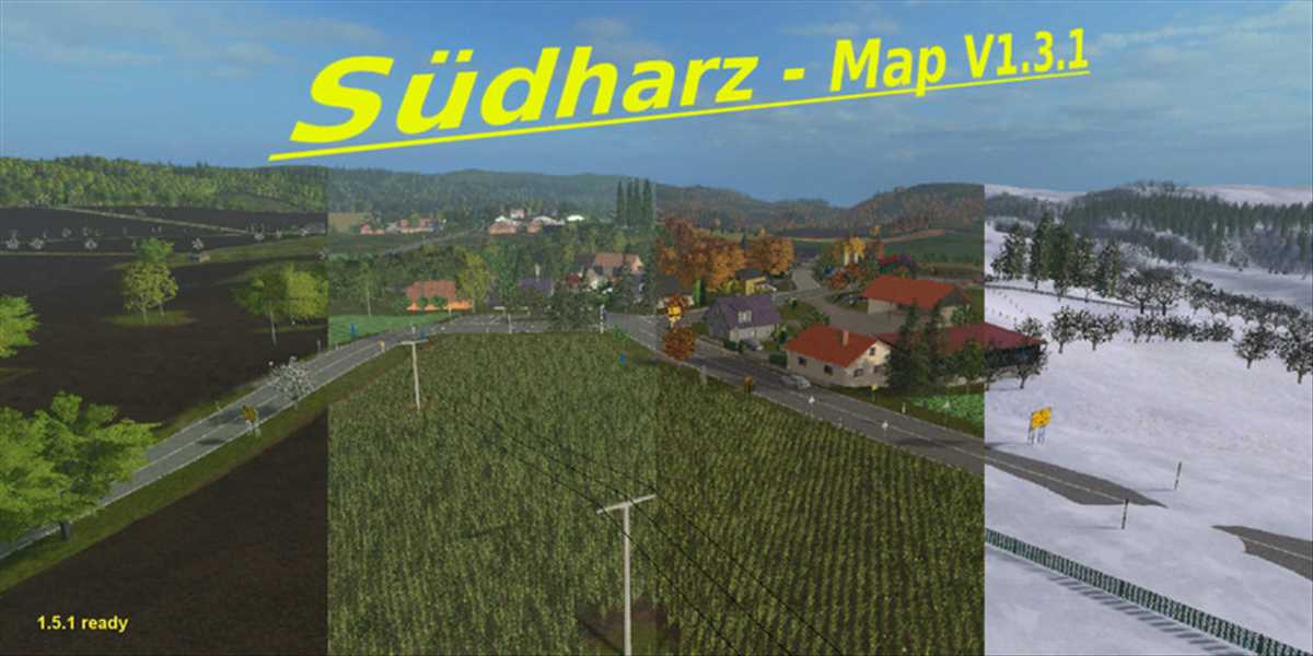 landwirtschafts farming simulator ls fs 17 ls17 fs17 2017 ls2017 fs2017 mods free download farm sim Südharz Map 1.3.1