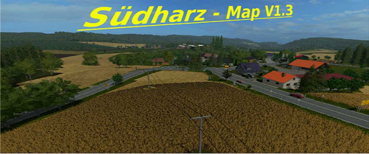 LS17,Maps & Gebäude,4fach Maps,,Südharz Map