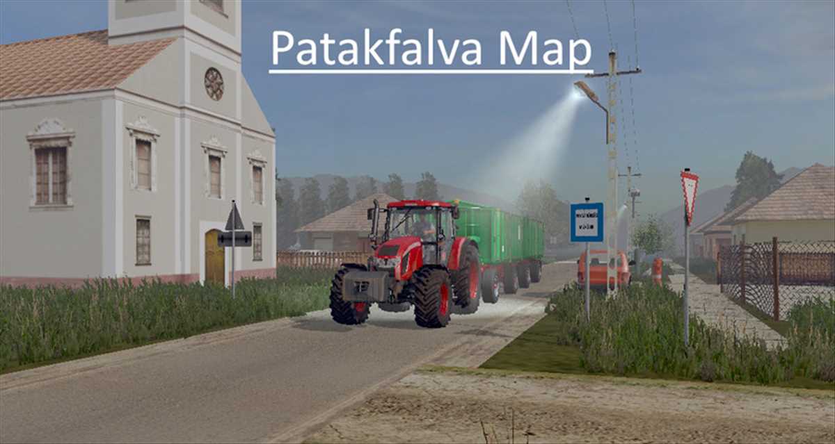 Patakfalva Map
