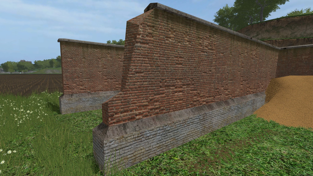 Mod Ziegelmauer Bunkerlager Prefab