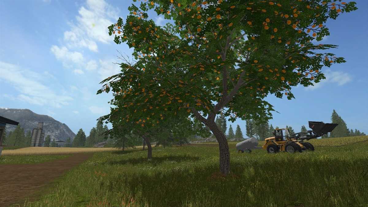 Platzierbare Obstbäume