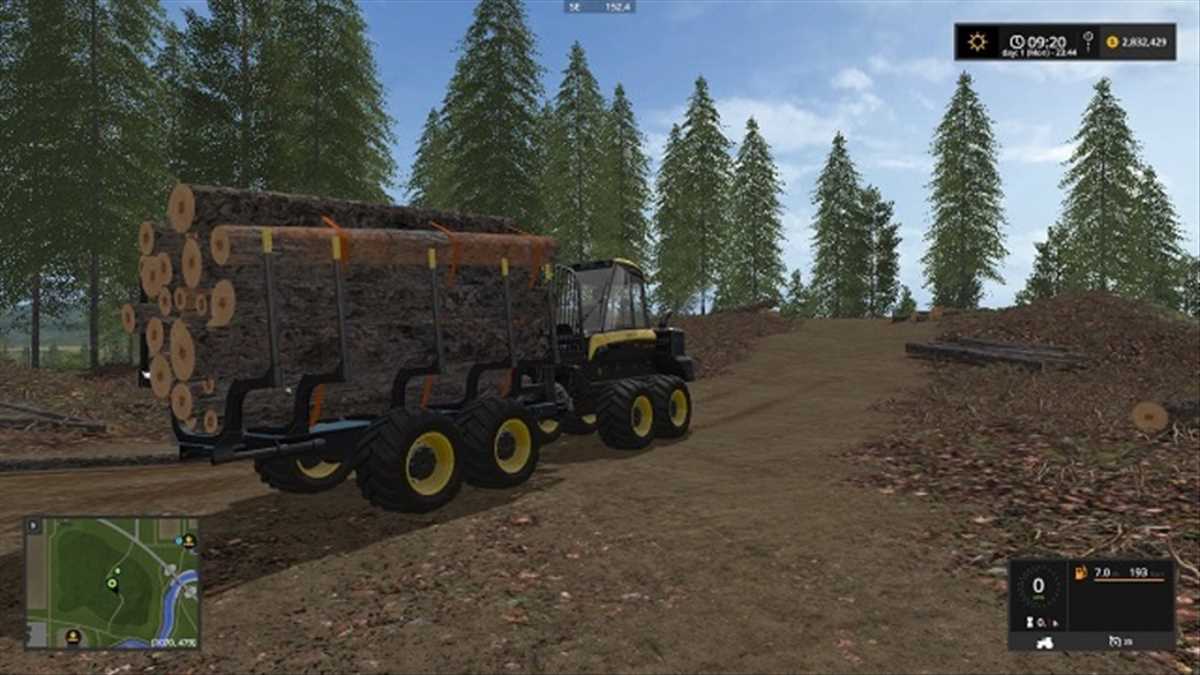 Mod Ponsse Buffalo Log Transporter