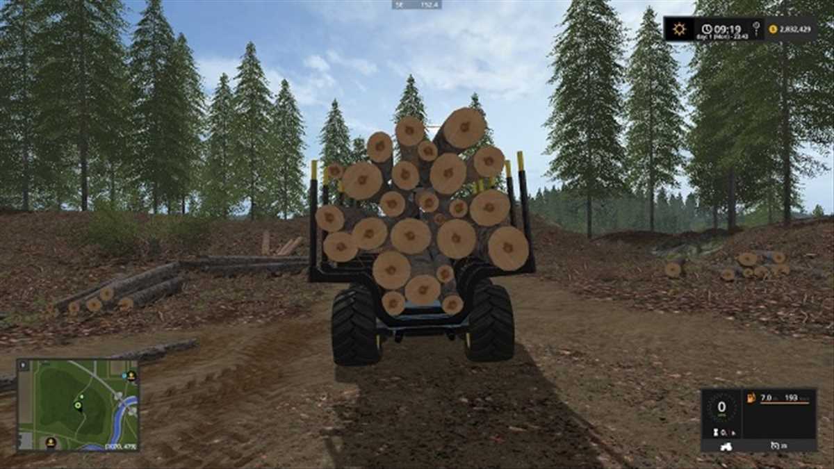 LS17,Selbstfahrer,Forstmaschinen,,Ponsse Buffalo Log Transporter