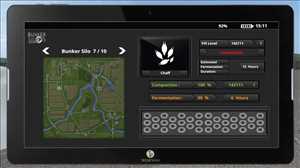 landwirtschafts farming simulator ls fs 17 ls17 fs17 2017 ls2017 fs2017 mods free download farm sim FarmingTablet - App: Bunker Silo Übersicht 1.0.0.0