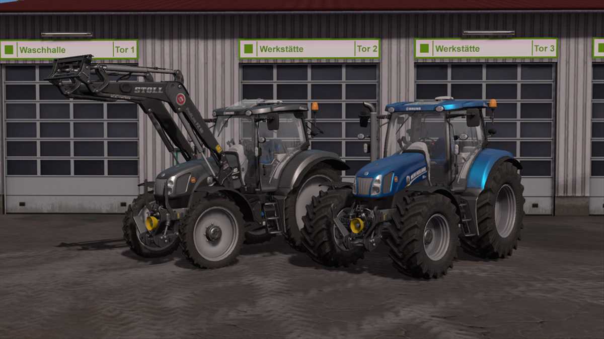 LS17,Traktoren,New Holland,,New Holland T6 Tier4a