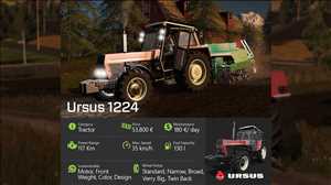 landwirtschafts farming simulator ls fs 17 ls17 fs17 2017 ls2017 fs2017 mods free download farm sim Ursus 1224 1.2.0.0