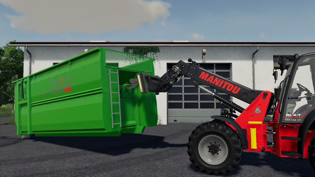 LS19,Anbaugeräte,Frontlader,,Bressel Und Lade H55 Containerhaken