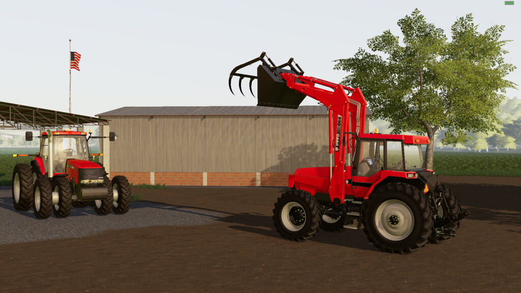 LS19,Anbaugeräte,Frontlader,,Case IH 890 Lader