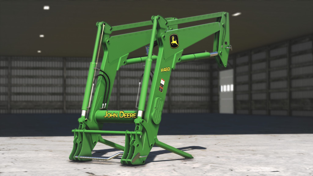 LS19,Anbaugeräte,Frontlader,,John Deere  H480