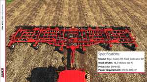 landwirtschafts farming simulator ls fs 19 ls19 fs19 2019 ls2019 fs2019 mods free download farm sim Case IH Tiger-Mate 255 Field Cultivator 1.0.0.2