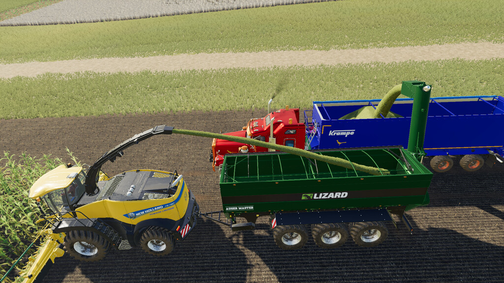 LS19,Anhänger,Überladewagen,,Lizard Auger Master