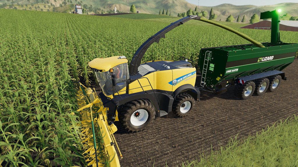 LS19,Anhänger,Überladewagen,,Lizard Auger Master