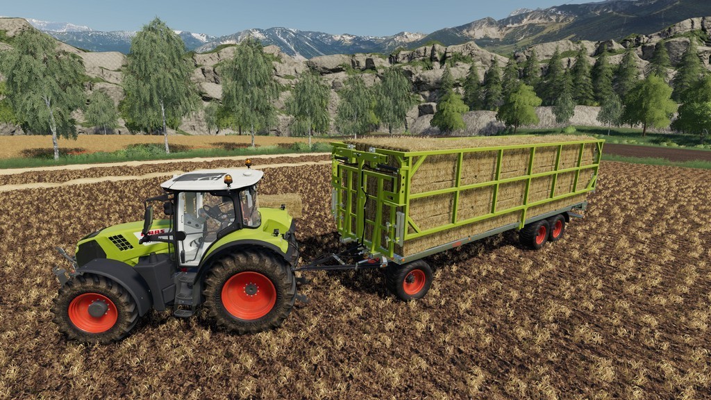 LS19,Anhänger,Anhänger Packs,,Fliegl DPW 180/210 Bales-Autoload